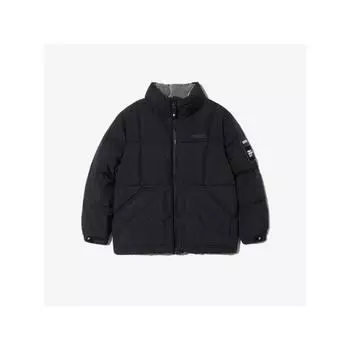 [fila Kids] Логотип Point Half Neck Short Down Fk2djg4204x Blk q0zFk2djg4204xBlk BLACK/120