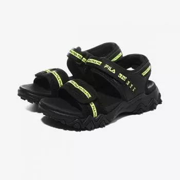 Fila Kids Oakmont Sandal Kd 3sm01552d 013 Black_Black_White/170