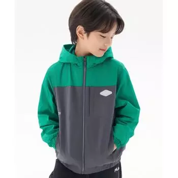 Fila Kids Pf Woven Warm Up Track Zip Up Fk2wtg4301mcgy CHARCOALGREY/130
