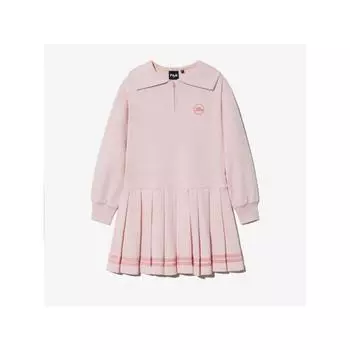 [fila Kids] Платье с плиссировкой и полупрозрачным верхом Fk2opg3402f Spn q0zFk2opg3402fSpn SOFTPINK/120