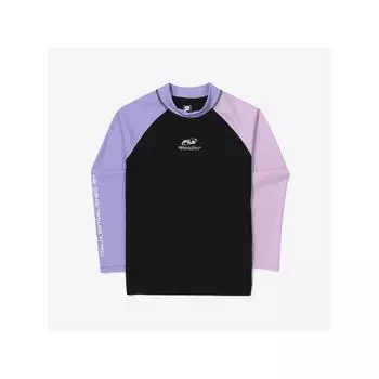 [fila Kids] Рашгард Aqua Raglan Fk2rtg2a03x Vit q0zFk2rtg2a03xVit violet/120