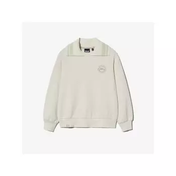 [fila Kids] Striped Shawneck Sweatshirt Fk2pog4403f Apk q0zFk2pog4403fApk SANDPINK/120