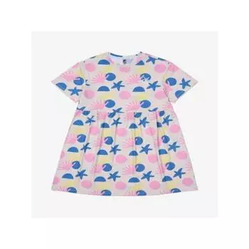 [fila Kids] Water Play Pattern Dress Fk2opf2w02f Pye q0zFk2opf2w02fPye PALEYYLellow/100