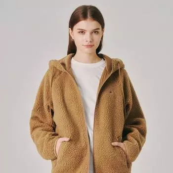 Fila Linear Boa Hooded Fleece Fe2jke6101x Bei BEIGE/085