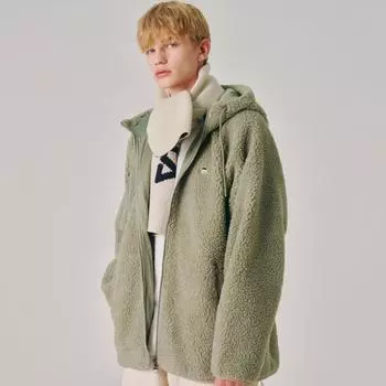 Fila Linear Boa Hooded Fleece Fe2jke6101x Khi KHAKI/085