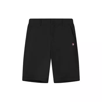 FILA Loose Breathable Casual Woven Shorts Men Bottoms Black F11M128802F-BK