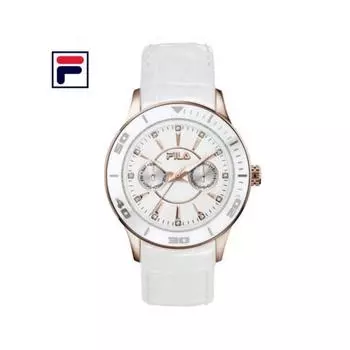 Fila Men S Leather Band Watch Fca 38 047 002