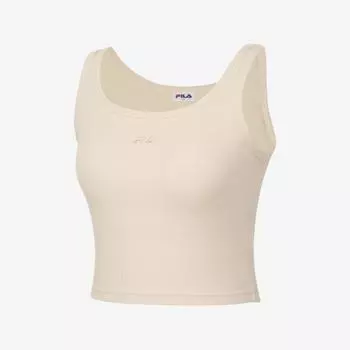 Fila Нижнее белье формованный ребристый квадратный вырез средний бюстгальтер топ Fi4itg2102flbe LIGHT BEIGE/090