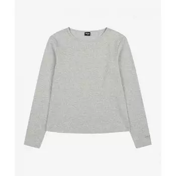 Fila Нижнее белье ребристые женские футболки с длинным рукавом Fi4rlg1441fmly MELANGEGREY/090