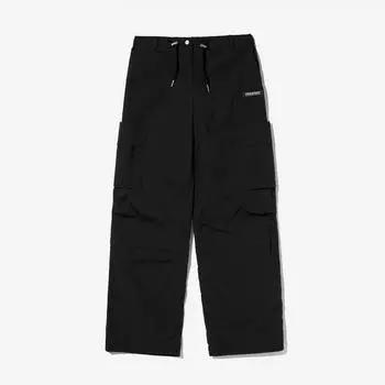 Fila [носит Хан Сохи] брюки-карго с мятыми завязками Fs2wpg2171f Blk BLACK/085