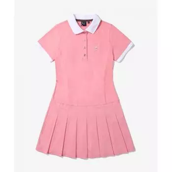 FILA платье с плиссированным воротником FS2OPG2362FBPI BRIGHTPINK/095