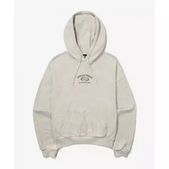 Fila Полукроп-толстовка с капюшоном и маленьким логотипом FS2POG3153FOTM OATMEALMELANGE/W85