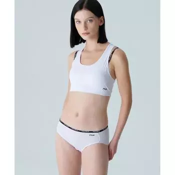 Fila Strap Active Strap Point Бюстгальтер со средней поддержкой Fi4itf6446fwhi WHITE/090
