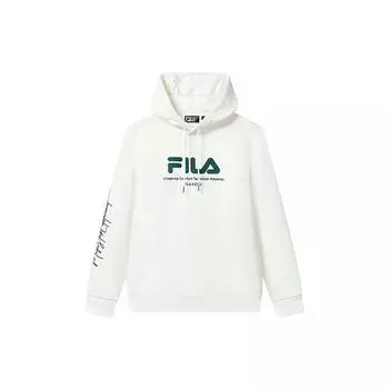 Fila Свитшот с капюшоном и логотипом, мужские топы, белый цвет F11M319206F-WT