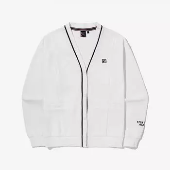 Fila Tennis Пике Кардиган Fs2ftg3361f Owh OFF WHITE/W85