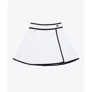 FILA Теннисная клетчатая плиссированная юбка FS2SKG2371FWHI WHITE/075