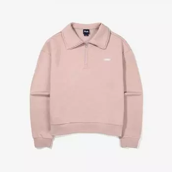 Fila Толстовка Basic с начесом и застежкой-молнией на половину длины Fs2pog4151f Dtp DUSTY PINK/W85