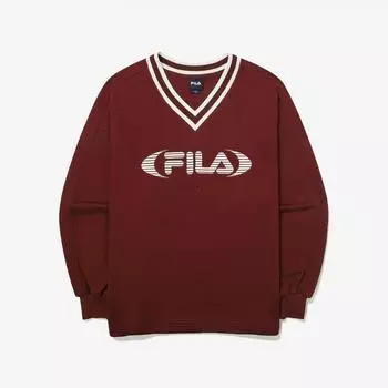 Fila Толстовка с логотипом и V-образным вырезом Fs2pog3151f Win WINE/W85