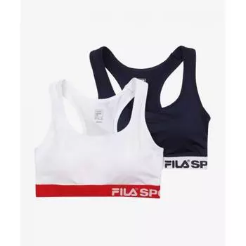 Fila Underwear Heritage Active Sports Bra Top 2pack Fi4itg1104fwhi WHITE/085