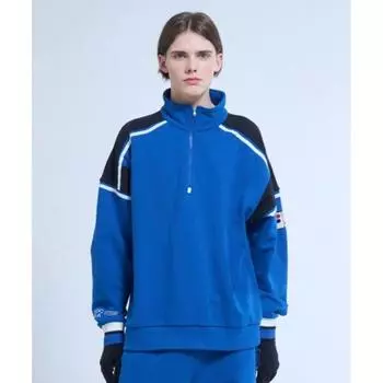 Fila Uni Loose Fit White Rock Half Zip Sweatshirt Fs2poe4121xdbu DARKBLUE/095