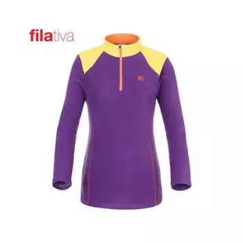 Fila Women S Polar Fleece Half Zip T ShirT T2mTw251f vT 85