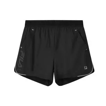 FILA Woven Casual Sports Shorts Men Bottoms Black A11M122361F-BK