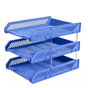 File Organizer Three-layer File Rack Storage Rack Multi-layer File Tray Receipt