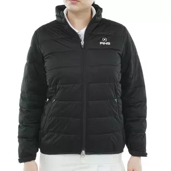 Filled Full Zip Blouson rock camo Golf L [Pin Apparel] Women s (Arizona pattern/Stretch) / / 622-3220006 010_Black