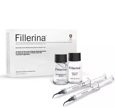 Fillerina Replenishing Treatment GRADE 3 Set Replenishing Gel 30mL Silky Film 30mL +