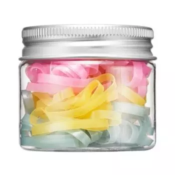 FILLIMILLI hair elastic band (black & brown/pastel) 140P black/brown