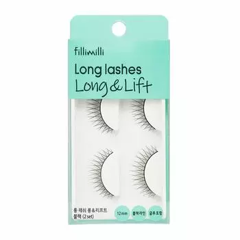Fillimilli Long Lashes_Long&Lift Черный(2 КОМПЛЕКТА) N