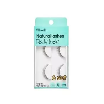 FILLIMILLI Natural Lash_Daily Look Black, 6 комплектов