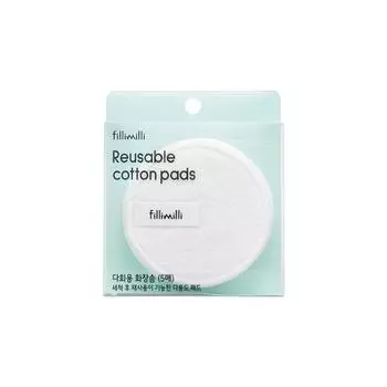 FILLIMILLI reusable cotton pads (5 sheets)