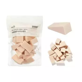 FILLIMILLI Soft Adhesive Triangular Sponge (24P) by Philimilli