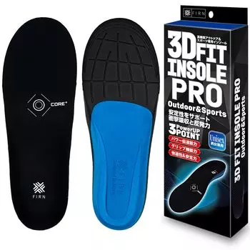 Fillin Insole 3D Pro Insole Snowboarding Ski Sports Shock Absorption Arch Support Fit Repulsion Ergonomics Comfort Antibacterial and Odor Resistant