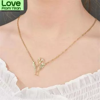 Fils Custom Kids Drawing Ожерелье Подвеска Из Нержавеющей Стали Персонализированные Детские Художественные Изделия Подвеска Для Детей Ювелирные Изделия Подарки На День Рождения золотой