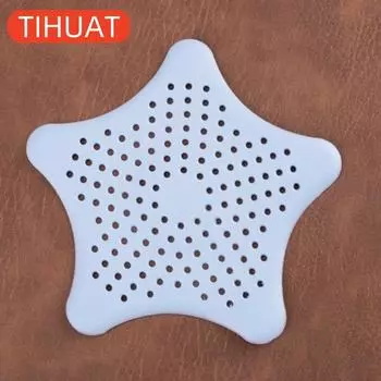 Filter for sinks and bathtubs. Trap for hair and small parts светло-синий