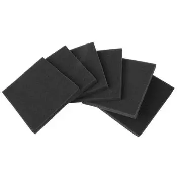 Filter Sponge Sponge Black 6pcs Household Vacuum Cleaner FC8140 FC8142