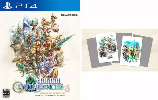 Final Fantasy Crystal Chronicles Remastered с оригинальными открытками PS4 (набор 5) -