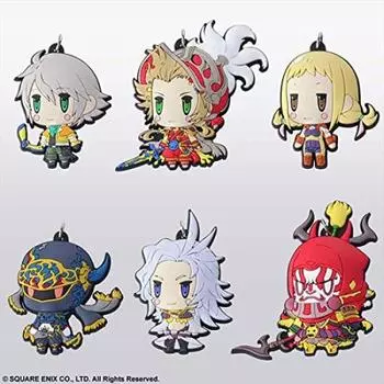Final Fantasy Trading Rubber Strap BOX продукт 1BOX 6 всего 6 типов Vol.5 = штук,