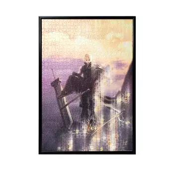 Final Fantasy VII Advent Children 1000 Piece Jigsaw Puzzle Key Visual Cloud Kadaj & фиолетовый