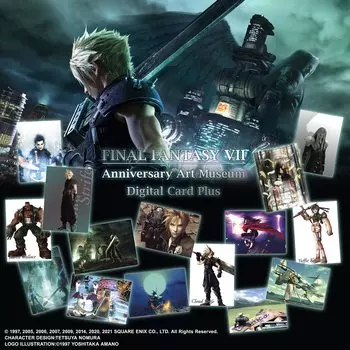 Final Fantasy VII Anniversary Art Museum Digital Card Plus (BOX)