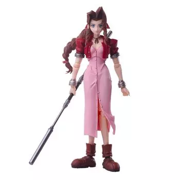 Final Fantasy VII Bring Arts Айрис Генсбур ПВХ окрашенная подвижная фигурка красный