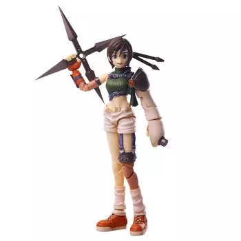 Final Fantasy VII Bring Arts ПВХ окрашенная подвижная фигурка Yuffie Kisaragi зелёный
