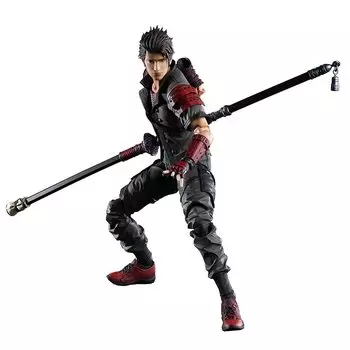 Final Fantasy VII Remake Intergrade PLAY ARTS Кай Сонон Кусакабэ подвижная окрашенная фигурка из ПВХ чёрный