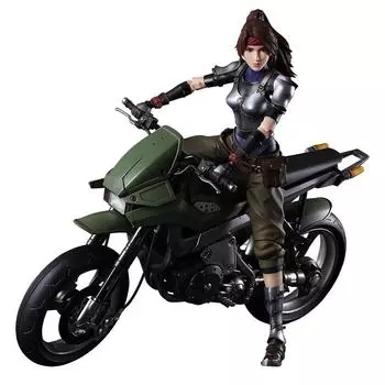 Final Fantasy VII Remake PLAY ARTS Kai Jessie & Bike SET ПВХ окрашенная подвижная фигурка