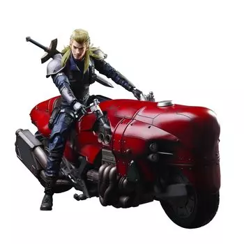 Final Fantasy VII Remake PLAY ARTS Kai Roche Bike SET ПВХ окрашенная подвижная фигурка и