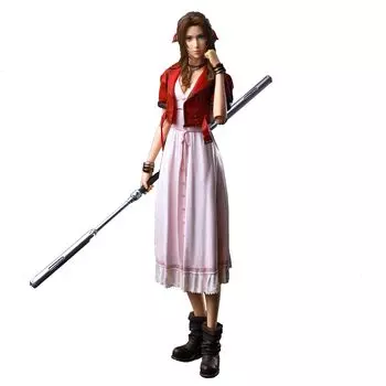 Final Fantasy VII Remake PLAY ARTS Kai Aerith Gainsbourg Reverse PVC окрашенная подвижная фигурка розовый