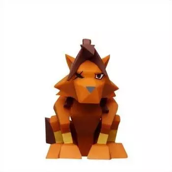 FINAL FANTASY VII REMAKE Праздничная лотерея G Prize Mini Figure Red XIII FF7 красный