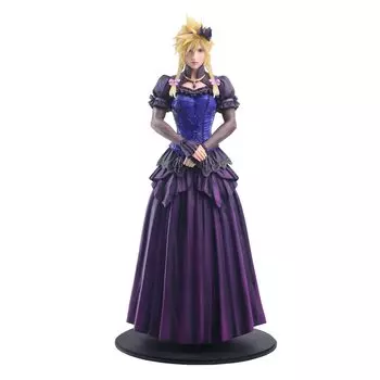 Final Fantasy VII Remake STATIC ARTS Cloud Strife Dress Completed Figure Ver. синий